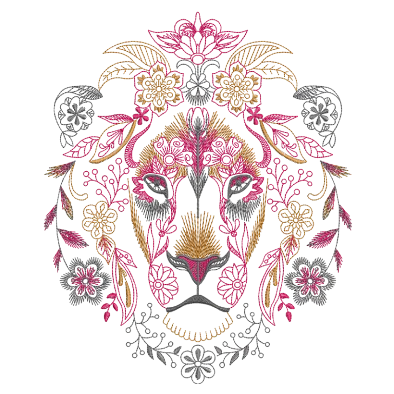 Floral Lion