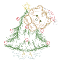 Fluffy Christmas Bears