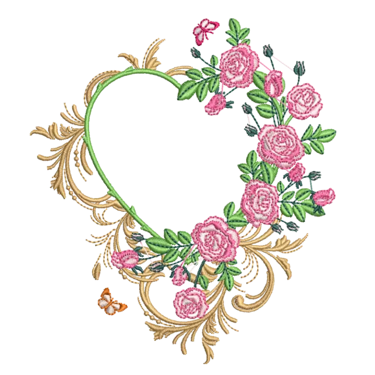 Heart With Roses