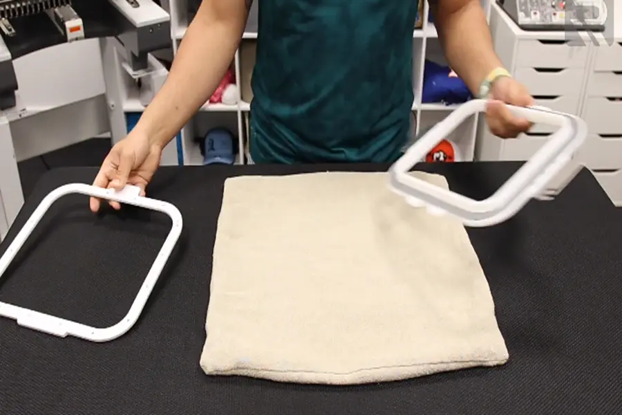 Split the hoop in the middle