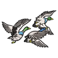 Three Flying Ducks