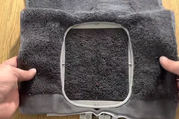 hoop the towel step 4