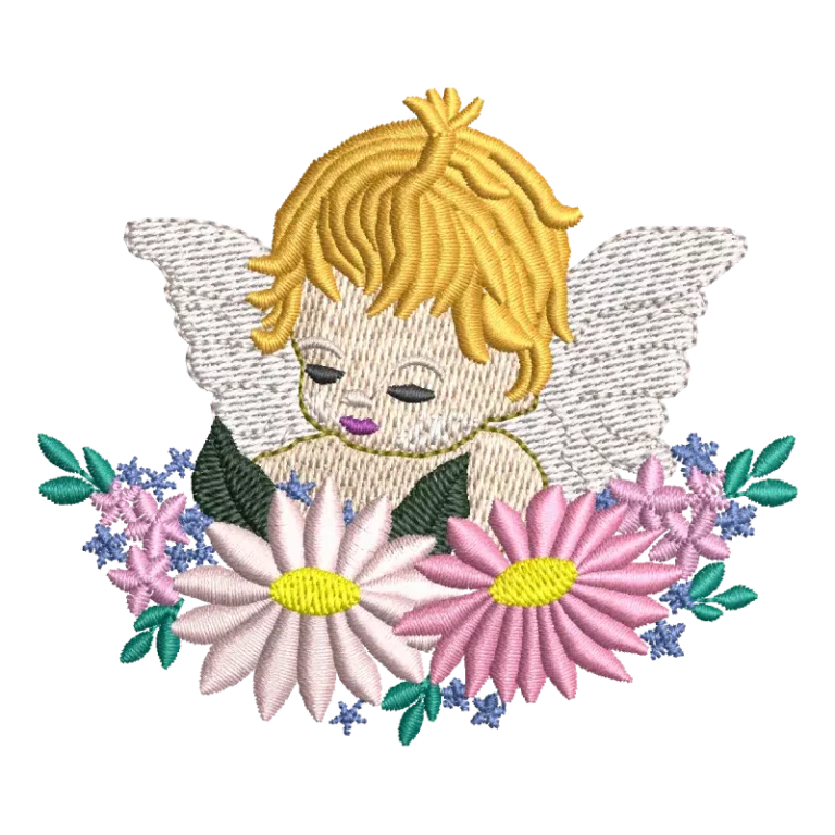 Baby With Flowers