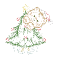 Ositos navideños peludos