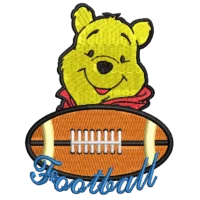Pooh with Football