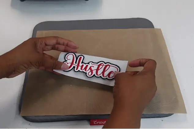 Apply the patch to the desired material. step 1 1