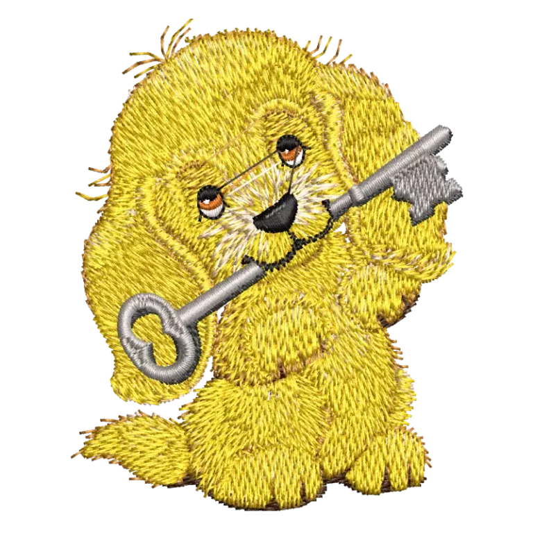 Baby Dog with Key