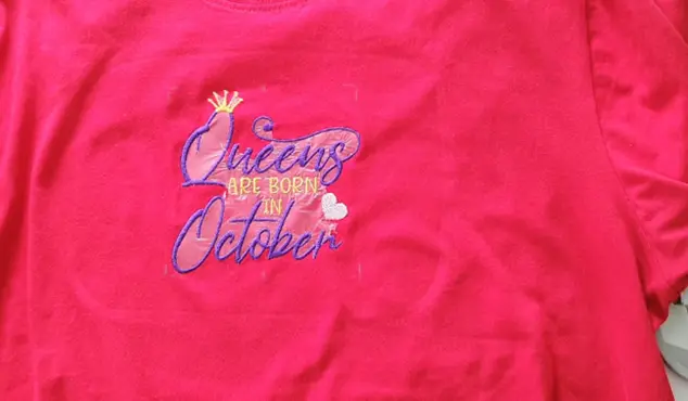 Finished-t-shirt