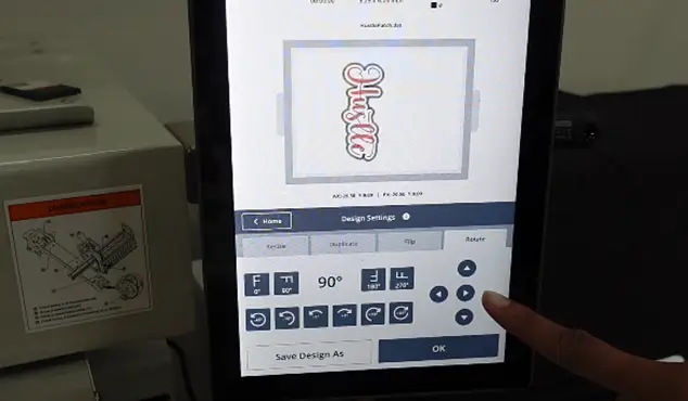 Insert-the-hoop-in-the-machine-and-adjust-the-design-set-step-1 part 3