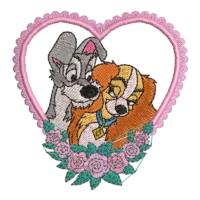 Lady and Tramp in Love Patch