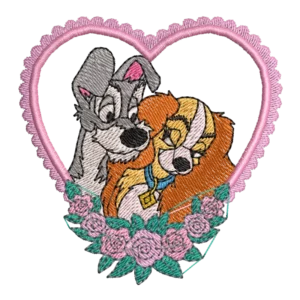 Lady and Tramp in Love Patch