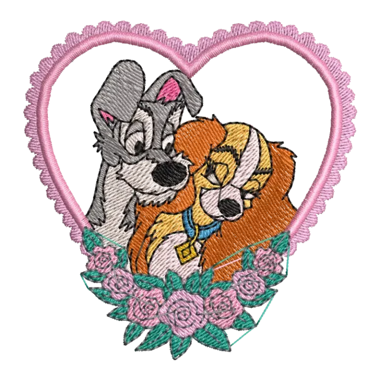 Lady and Tramp in Love Patch