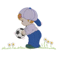 Little Baby Boy Playing
