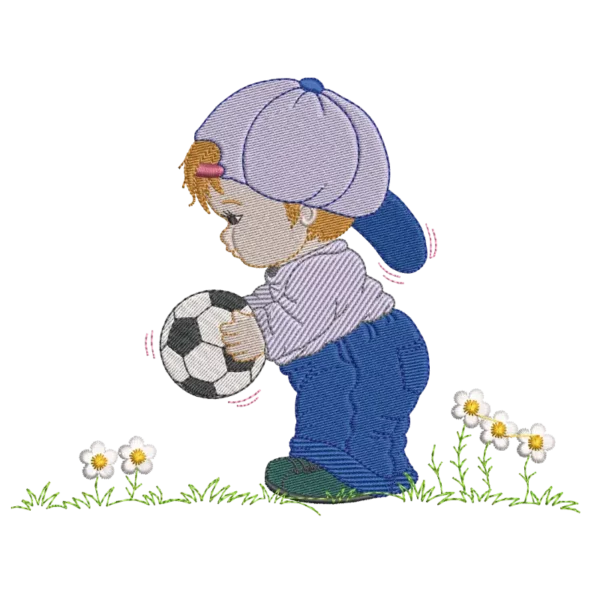 Little Baby Boy Playing