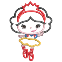 Princess Ballerina Applique