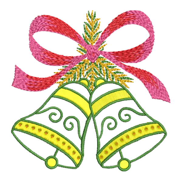 Christmas Bells with Ribbon