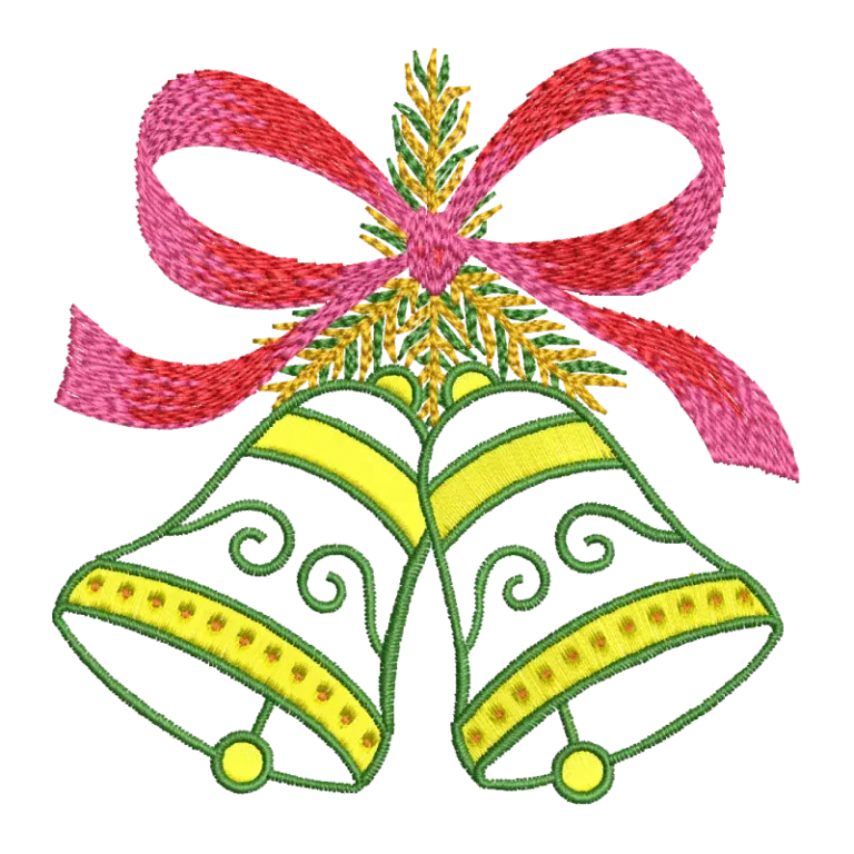 Christmas Bells with Ribbon