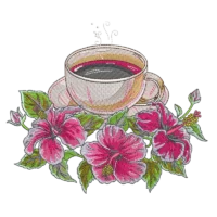 Чашка чая из гибискуса