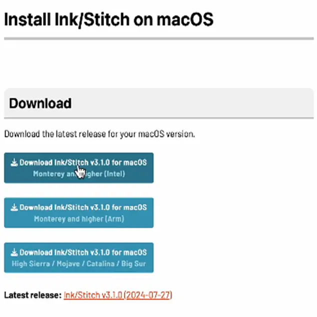 install Ink_stitch on MacBook Pro step 2