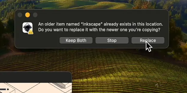 install Ink_stitch on MacBook Pro step 3 part 2