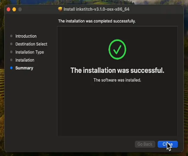 install Ink_stitch on MacBook Pro step 4