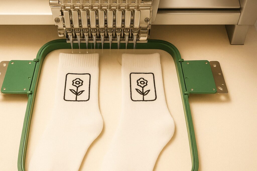 How To Embroider Socks On Machine - Complete Tutorial
