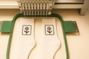 How To Embroider Socks On Machine - Complete Tutorial