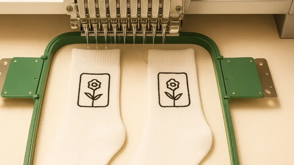 How To Embroider Socks On Machine - Complete Tutorial