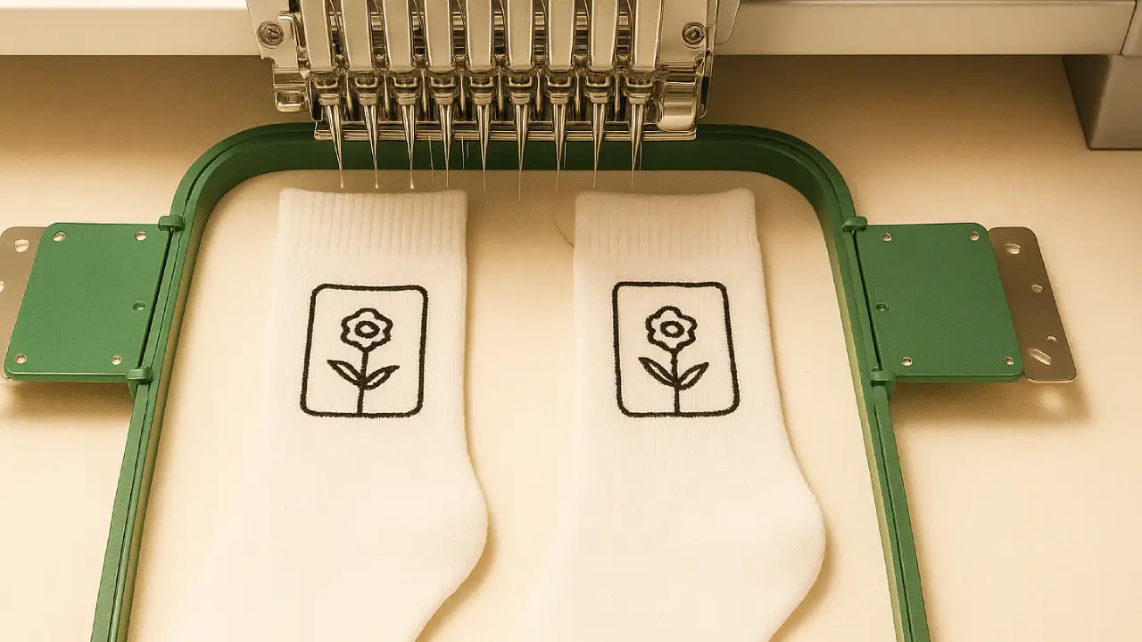 How To Embroider Socks On Machine - Complete Tutorial 1 How To Embroider Socks On Machine - Complete Tutorial