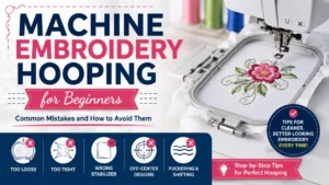 Embroidery Hooping for Beginners